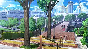 a certain scientific railgun being a photo shoot model under the hot sun isnt easy is it shoo la rue