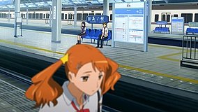 anohana the flower we saw that day hann station platform