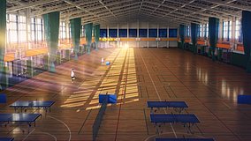 blue box kawagoe higashi gymnasium