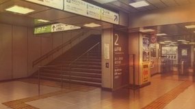 chaos child shibuya station ticket gate station gate