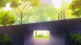 clannad tomoya nagisa fuko home road