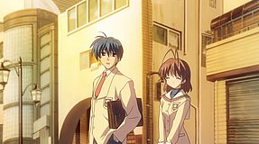 clannad tomoya nagisa fuko shopping street