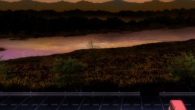 dark gathering ome tamagawa riverside parking lot