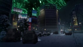 dead dead demons dededede destruction shibuya scramble crossing