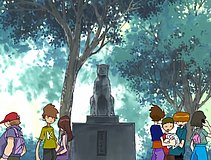 digimon adventure hachiko statue