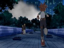 digimon tamers shinjuku central park bridge