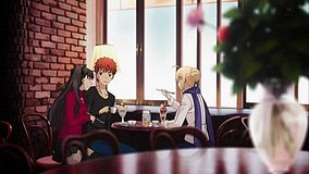 fate stay night unlimited blade works cafe enseignu dangle jiyugaoka
