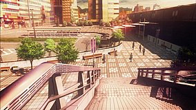 fate stay night unlimited blade works kaihim makuhari station north exit pedestrian deck