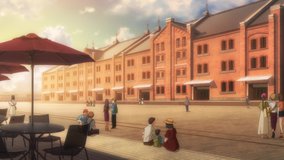given yokohama red brick warehouse
