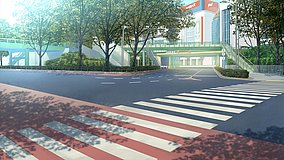 golden time jingumae 6 chome crossing