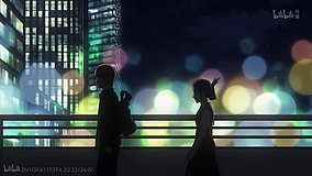 kaguya sama love is war tamachi station west exit pedestrian bridge