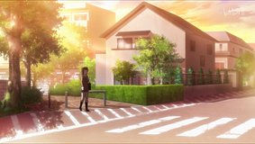 kandagawa cherry tree row intersection