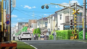 my dress up darling atago shrine railroad crossing level crossing
