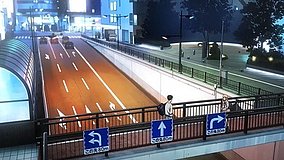 my dress up darling bikkuri guard pedestrian bridge
