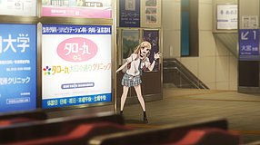 my dress up darling iwatsuki station ticket gate station gate