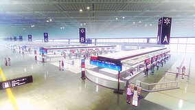 narita airport t1 departure counter a