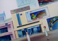 serial experiments lain hachiko ticket gate station gate