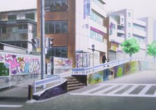 serial experiments lain jinnan elementary school intersection