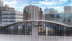 shirobako musashi koganei station