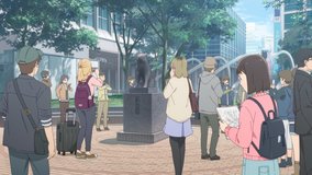 skip and loafer hachiko statue