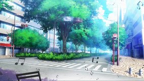 sotodai street yamabuki high school crossroad