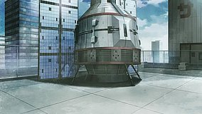 steins gate akihabara broadcasting center rooftop