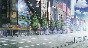 steins gate chuo dori shop front