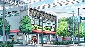 the idol master kokuryo station entrance intersection