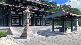the idolm ster shiny colors hasedera temple