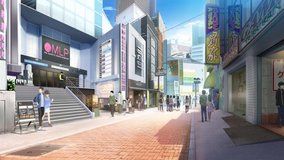 the idolm ster shiny colors shibuya central street hmv