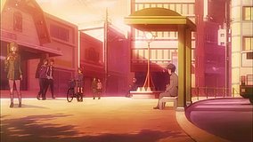 the pet girl of sakurasou mukogaoka yuen station south exit station exit
