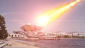 ultraman blazar tokyo big sight water plaza park
