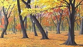 wolf children inokashira park