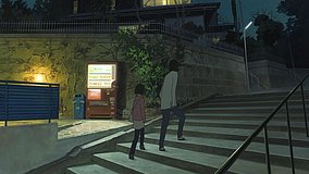 wolf children staircase