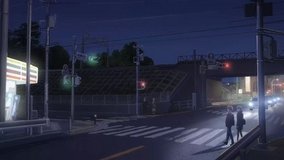 zengyo station entrance intersection