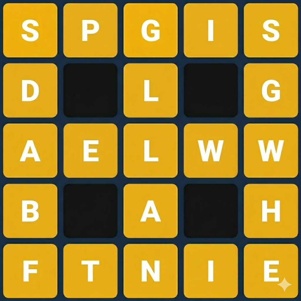Waffle Daily Word Game App Logo